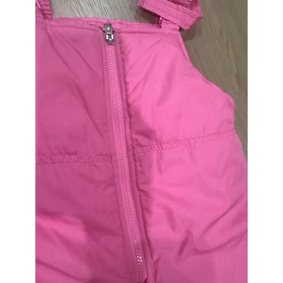 London Fog Pink Girls Snow Bib Overalls S/4 Polyester Material Winter Wear - Picture 8 of 8